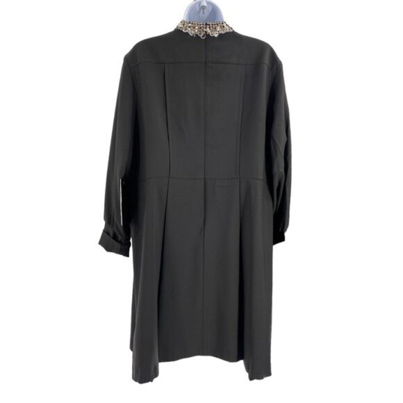Tuckernuck NEW Embellished Black Hoyt Rhinestone Long Sleeve Mini Dress Size 3XL - Picture 7 of 11